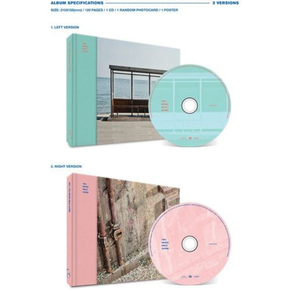 BTS - You Never Walk Alone (Random cover, incl. 120-page photobook and one